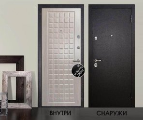 Дверь в квартиру с порошковым напылением ДКВ-28 Дверь в квартиру с порошковым напылением ДКВ-28